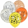 Balloons with Animal Print 5 pcs